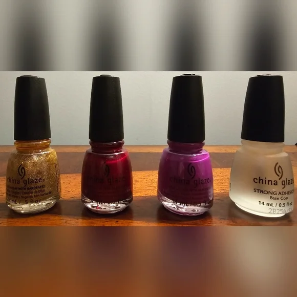 NWT-China Glaze-Nail Polish Bundle-Assorted Colors-Please See Pics-4 Nail Polish - Picture 1 of 5